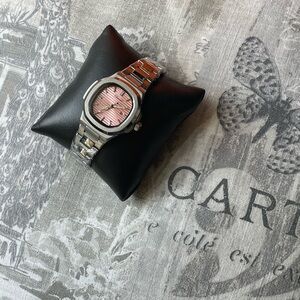 Luxury women’s silver watch